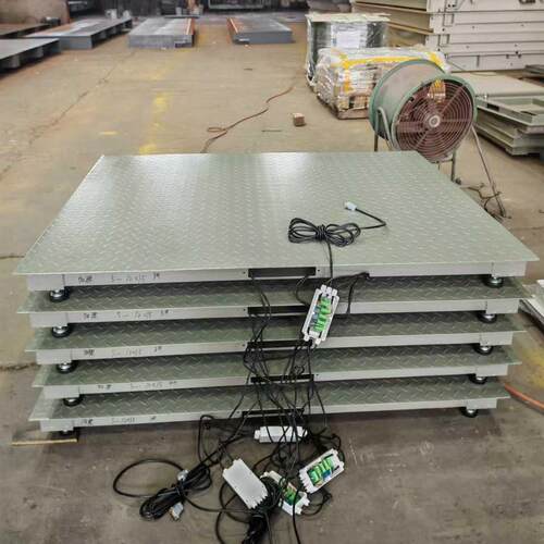 货物重仓DCS--A库12*1.20m计电子秤 120.0X120MM柳叶花纹板碳钢平