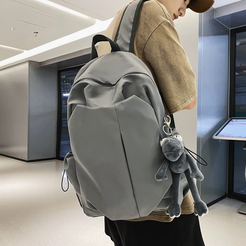 稻草人新款双肩包大容量防泼耐磨背包初中学生书包旅行电脑包女男