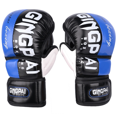 BOXERGING半指拳击手套耐磨PU皮