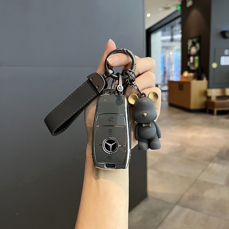 适用奔驰E级C级C260L钥匙套E300L GLC300L E260 GLTE/A200威霆S级