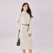 长袖 ARK绵羊毛设计师款 修身 针织连衣裙ARKK14919230993春秋S051