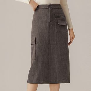 BMR设计师款优雅半身裙BMRS0323BM07003春