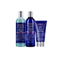 Kiehl＇s/科颜氏男士三件套爽肤水乳液洗面奶洁面清爽清爽控油