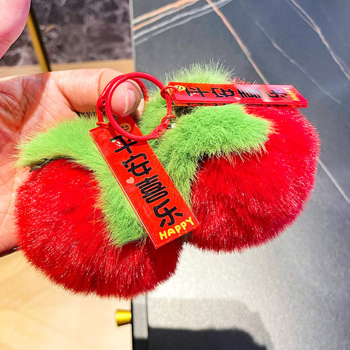 杭素钥匙扣薄利多销新年平安喜