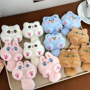 毛绒猫咪公仔钥匙扣可爱少女心娃娃挂饰卡通高颜值包包挂小礼品
