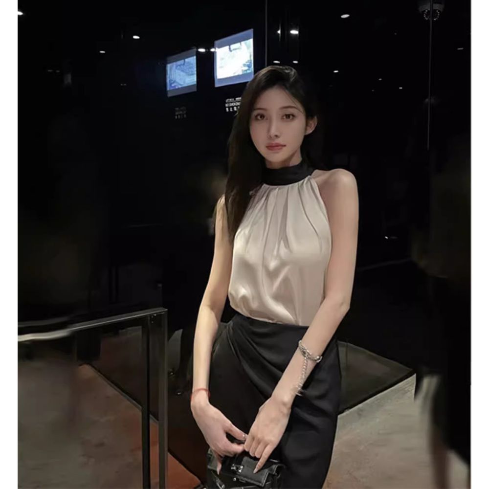 2024新款大露肩性感挂脖