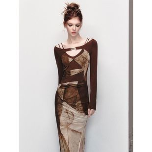 London fall 双层网纱设计连衣裙套装 Romantic