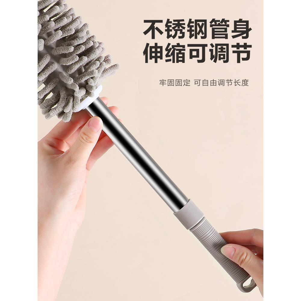 鸡毛掸子除尘家用床底禅扫静电掸子车用扫灰尘掸灰雪尼尔清理神器