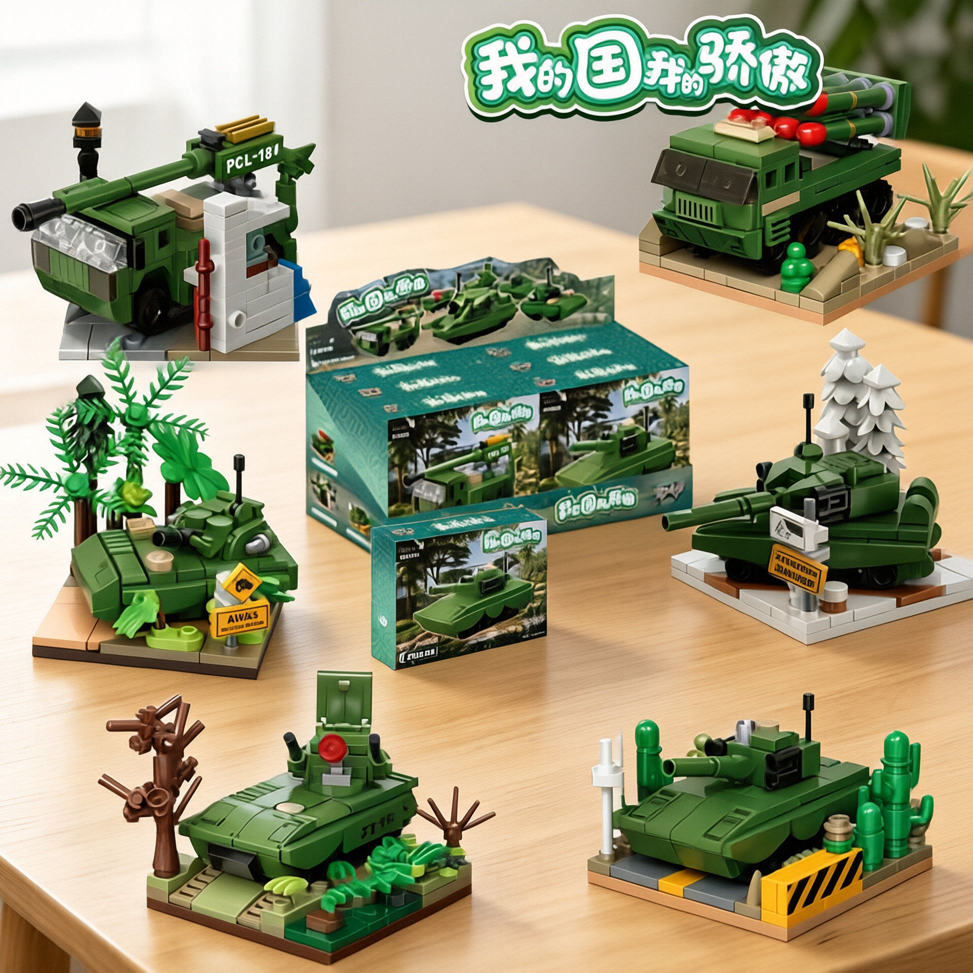 沃马拼插积木6岁普通塑料积木