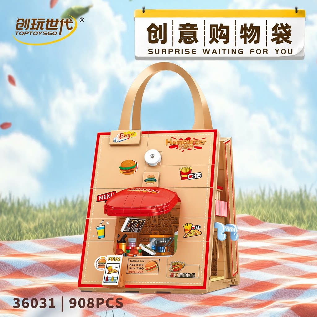 拼插积木创玩世代普通塑料积木