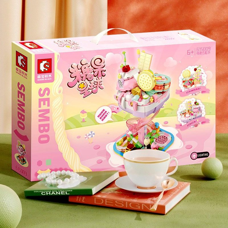 新款糖果星球森宝积木615009神秘蛋糕杯送女生女孩子儿童生日礼物,玩具/童车/益智/积木/模型,普通塑料积木,淘宝优惠券,粉丝福利购,淘宝优惠卷