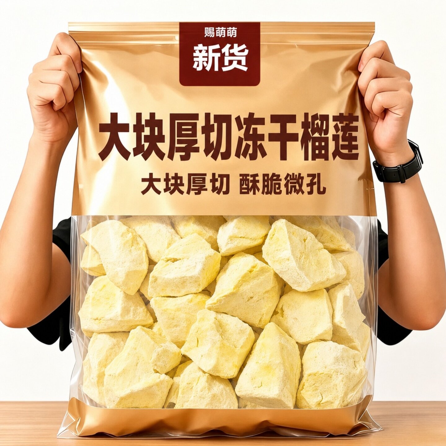 冻干榴莲干500g一斤装零食小吃休闲食品水果干非正宗泰国金枕特产