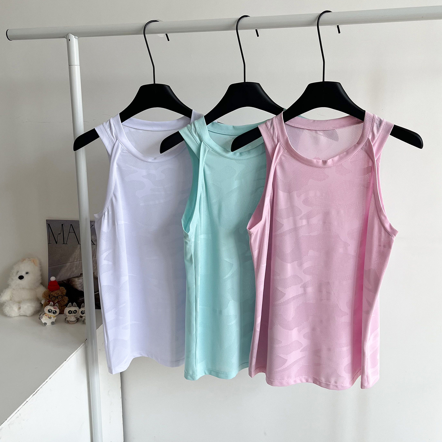 运动背心女修身显瘦无袖跑步速干弹训练健身服上衣螺纹瑜伽罩衫,运动/瑜伽/健身/球迷用品,瑜伽背心,淘宝优惠券,粉丝福利购,淘宝优惠卷