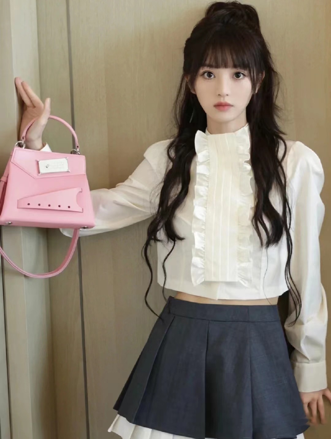 高定版sst塔片长袖衬衣