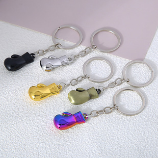 小拳套钥匙扣礼品挂件迷你款拳击手套散打搏击拳迷用品小配件饰品