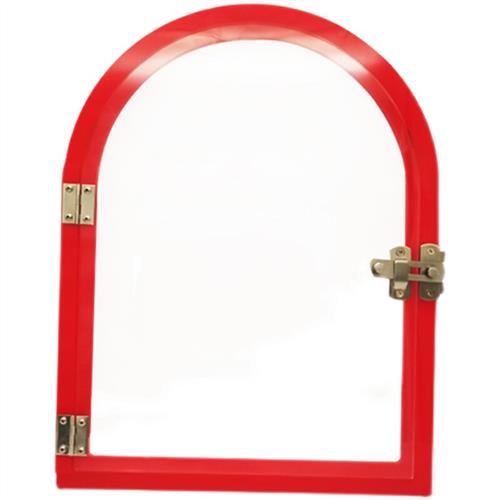 定制熟食窗口玻璃门洞售卖交易卤菜店菜场传菜口小门透明亚克力