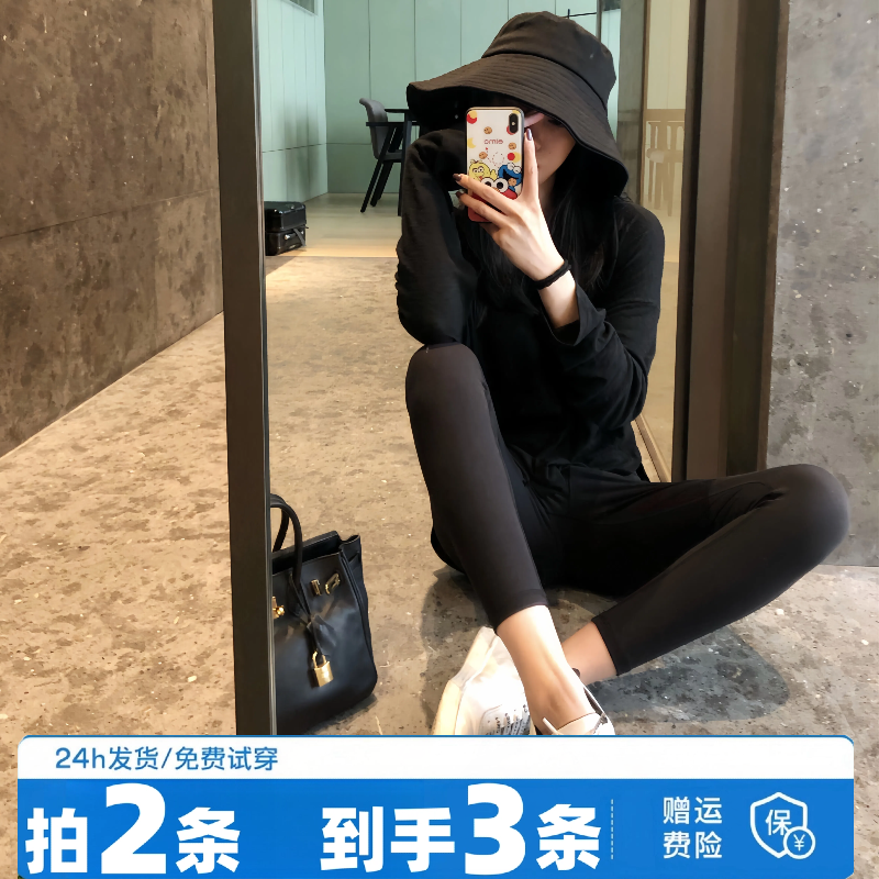 茉寻官鲨鱼裤女2025新款打底裤