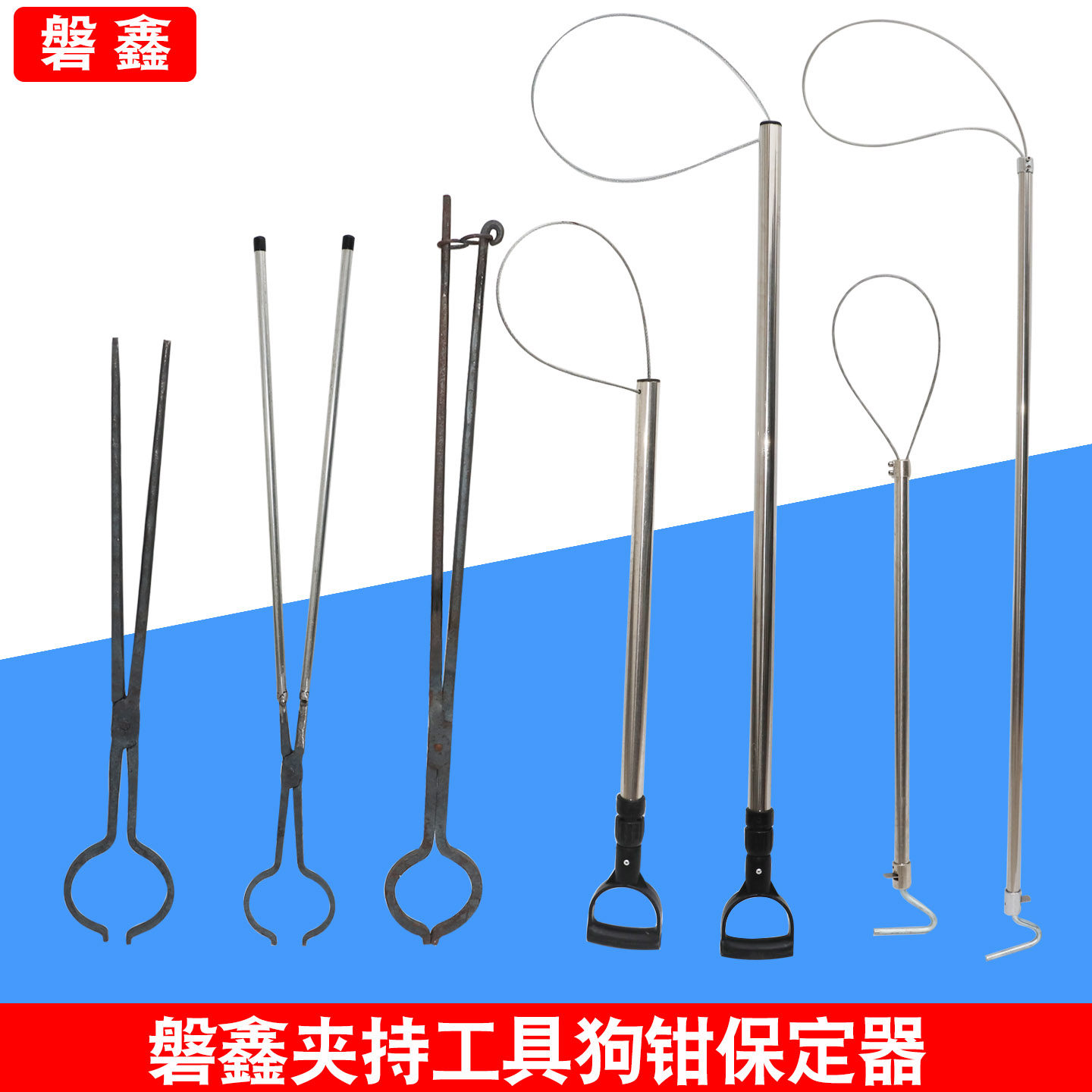 磐鑫保定器动物救助工具拴猪工具夹狗钳捕捉逮猫犬套狗工具养殖场