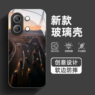 飞驰人生3适用红米Turbo5MAX手机壳5PRO马年Turbo4电影3周边高级感新款防摔张弛沈腾黄景瑜同款玻璃保护套