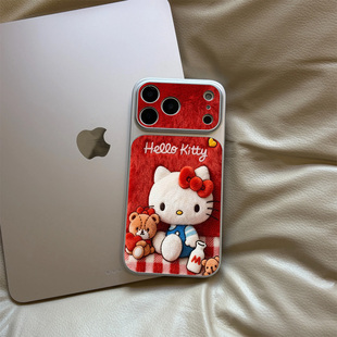 图神灰适用苹果17PRO手机壳秒变17大视窗2026新款16PROMAX超火的14PLUS红色15高级感13PRO全包套可爱女保护壳