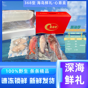 【5斤装】南海海捕红衣鱼礼盒宴请海鱼组合花色石斑/马鲛/红笛鲷