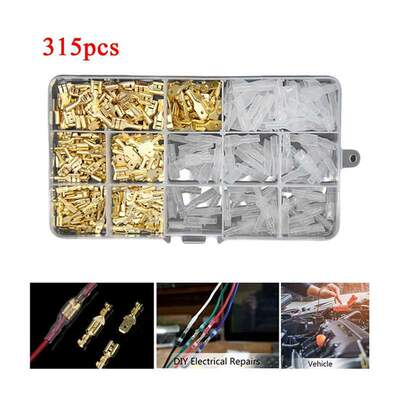 315pcs Cable Spade Lugs Electrical Wire Terminals Crimp Conn