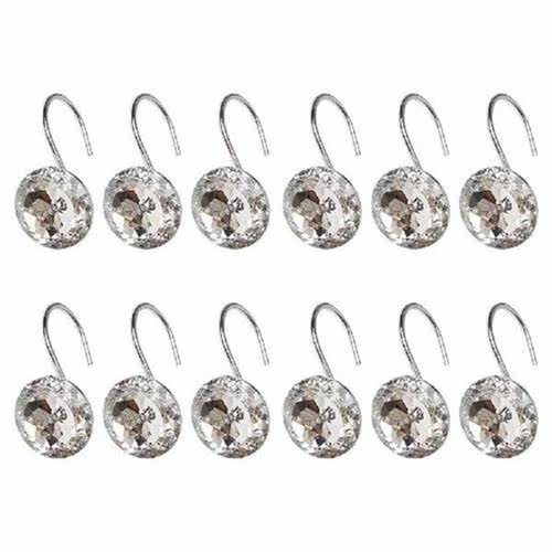 12Pcs Shower Curtain Hooks Useful Curtain Hook Shower