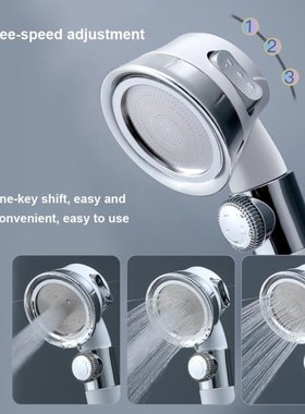 Adjustable Pressurized Bath Shower Head Water Saving Showerh