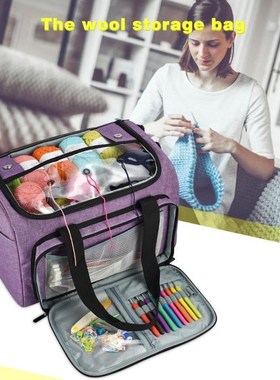Knitting Needles Sewing Set DIY Storage Bag Crochet Hooks T