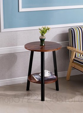 Simple small coffee table double table sofa side table bed s