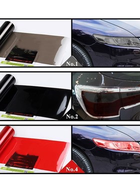 2pcs 30cmx60cm Car Tint Fashion Headlight Taillight Fog Ligh