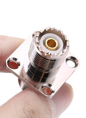 UHF SO239 Female To Female With Panel Mount RF Connector Coa