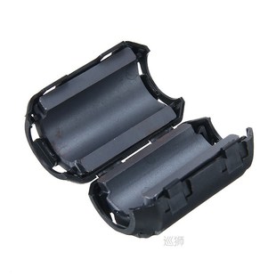 20pcs Clip-on Ferrite Ring Cable Clips Core RFI EMI Noise Su