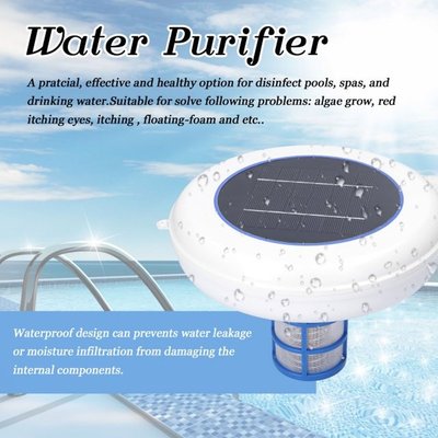 Effective Solar Power Silver Ion Swimming Pool Water Purifie