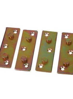 Hout Bed Rail Klem Mount Drukknop Connector 4pcs