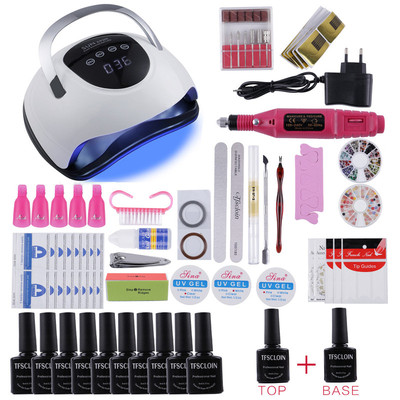 Manicure Set Nail Extensions Poly Gels Soak Off Nail Polish