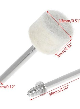 50Pcs 13mm/25mm Wool Felt Polishing Grinding Pad Buffing Whe