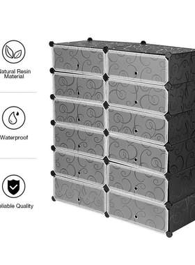 Multi-functional Multi-storey Shoe Rack Shoe Box Organizer H