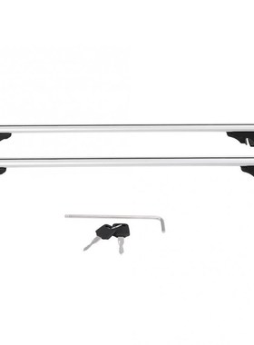 130cm Aluminum Alloy Universal Silver Car Roof Rack Cross Ba