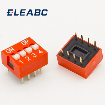 IMC Hot 10 Pcs 2 Row 8 Pin 4P Positions 2.54mm Pitch DIP Sw