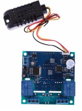 12V ligent Temperature Humidity Controller Relay AC/DC Adjus