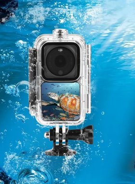 60m Waterproof Case for DJI Action 2 Transparent Protective
