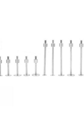 T Shape M2.5 Thread Dial Gauge Flat Contact High Speed Steel