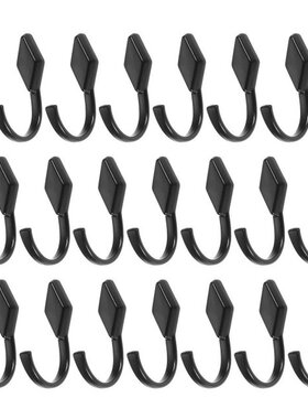 20pcs Zinc Alloy Coat Hooks Wall Mounted Robe Hook Single Ba