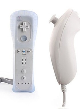 2in1 Wireless Remote Controller for Nunchuk Nintendo Wii Bui