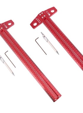 Precision Marking T-Ruler Scriber Square Hole Gauge Aluminum
