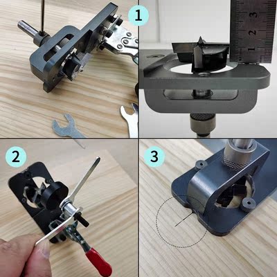 35mm Cabinet Hinge Jig Drilling Set Guide Locator Device Fix