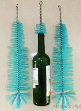 1pc Nylon Bottle Cleaning Brush Wine Beer Brew Tube Spout Cl