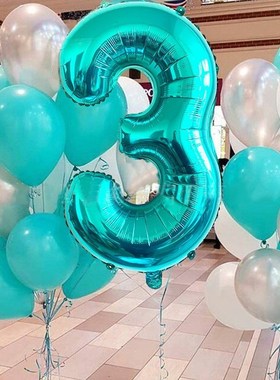 32inch Number Digital Balloons Cartoon Foil Helium Ballon
