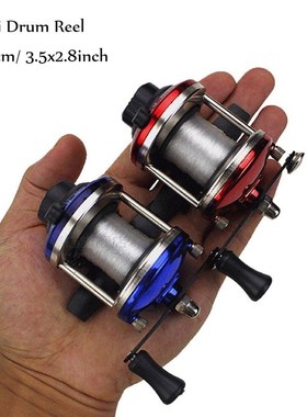 Fishing Reel Mini Metal Bait Casting Spinning for Boat Ice F